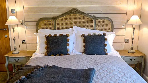 Bedroom at Woodland Lodge Rural Retreat